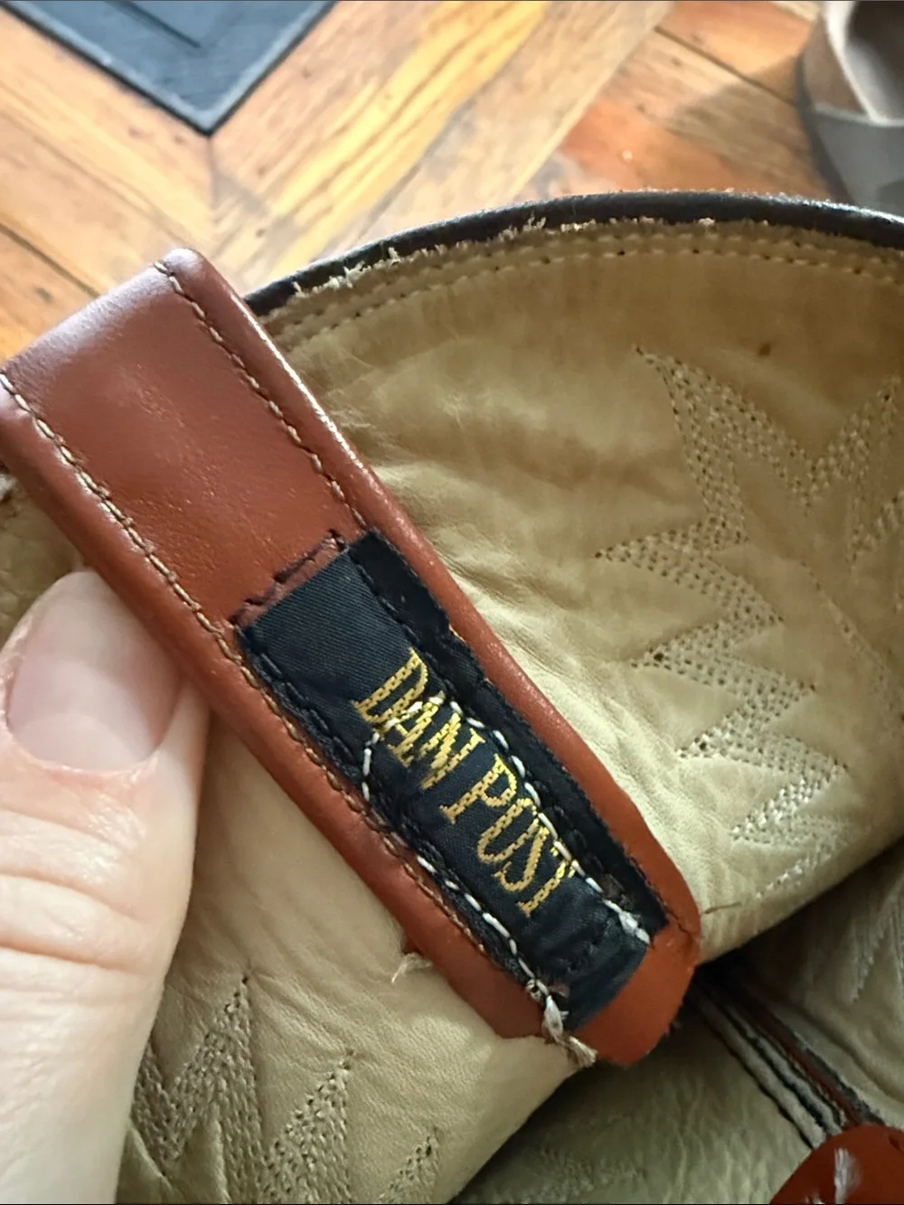 Dan Post Cowboy Western Boots Brown Leather 12B